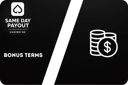 Bonus terms for payout slots