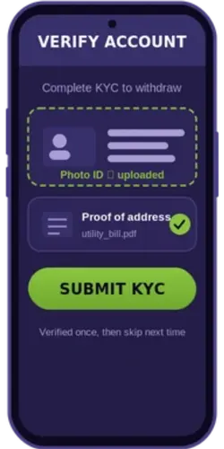 Verify your account